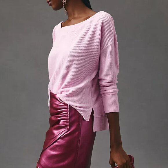 Antropologie Daily Practice Cream Sweater Size Med - Picture 2 of 5